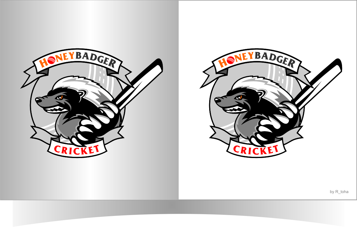 Logo Design by r-toha for Honey Badger Cricket | Design #10110494