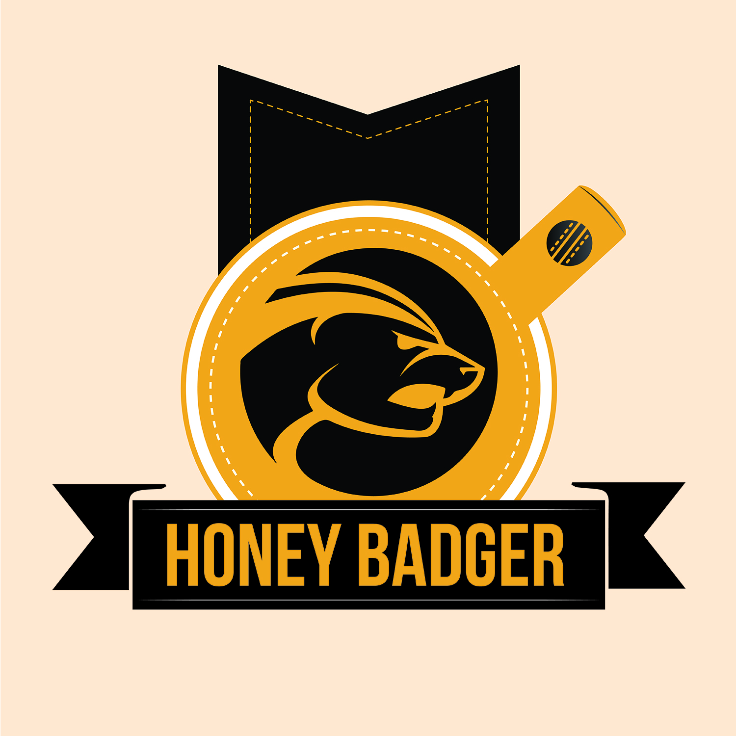Logo Design by Soumava Ganguly for Honey Badger Cricket | Design #10112397