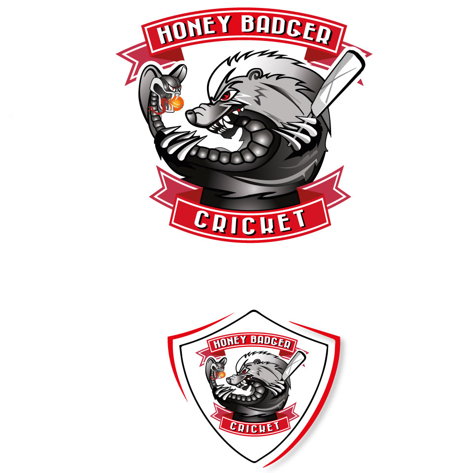 Logo-Design von studiodesignitaly für Honey Badger Cricket | Design: #10111924