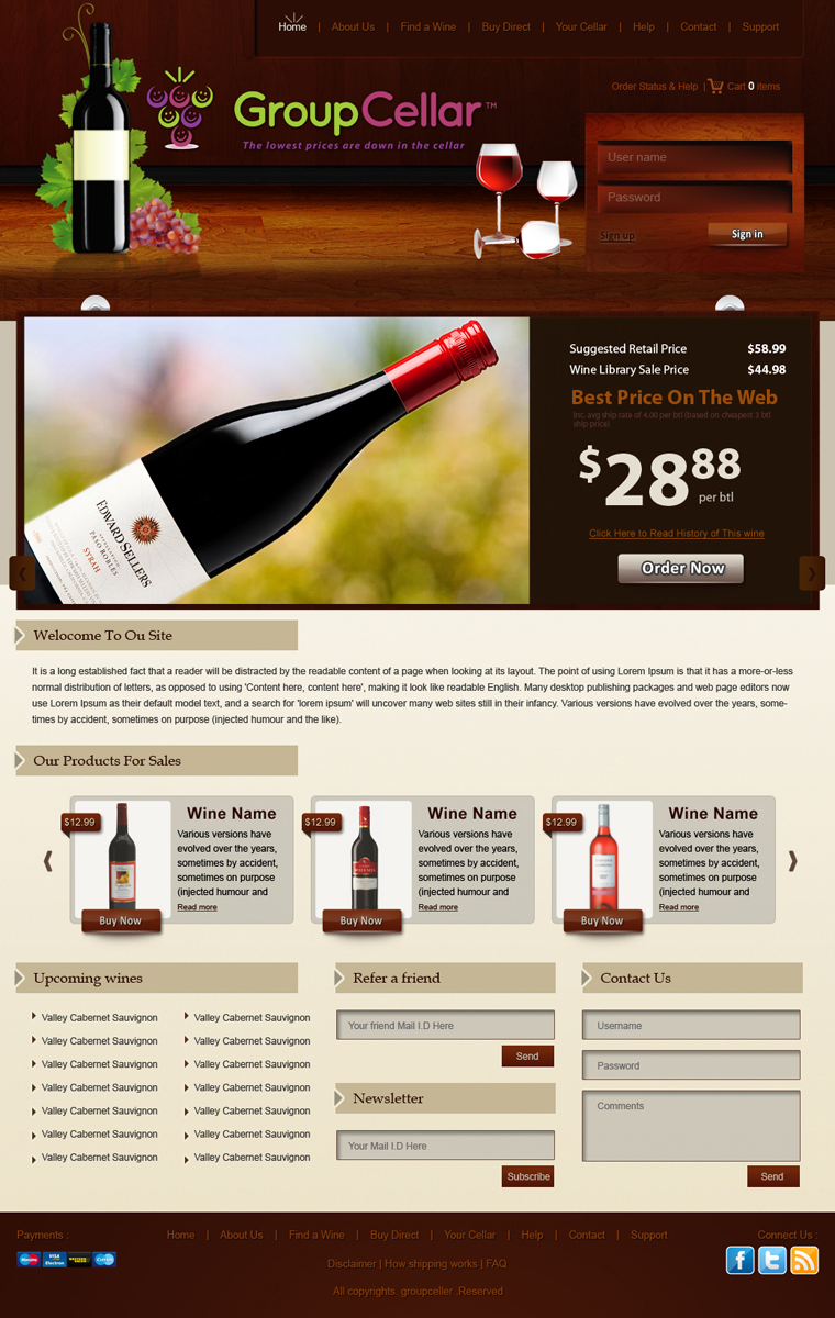 Web-Design von pb für Oculus Fitness LLC | Design #452795
