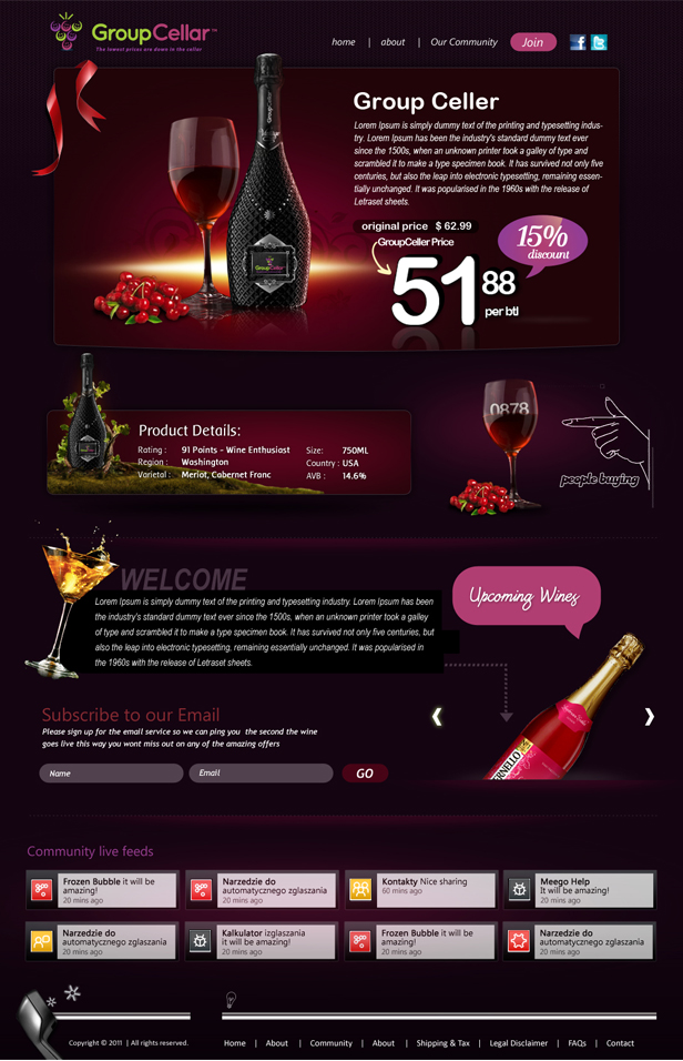 Web Design by OM for Oculus Fitness LLC | Design #454402