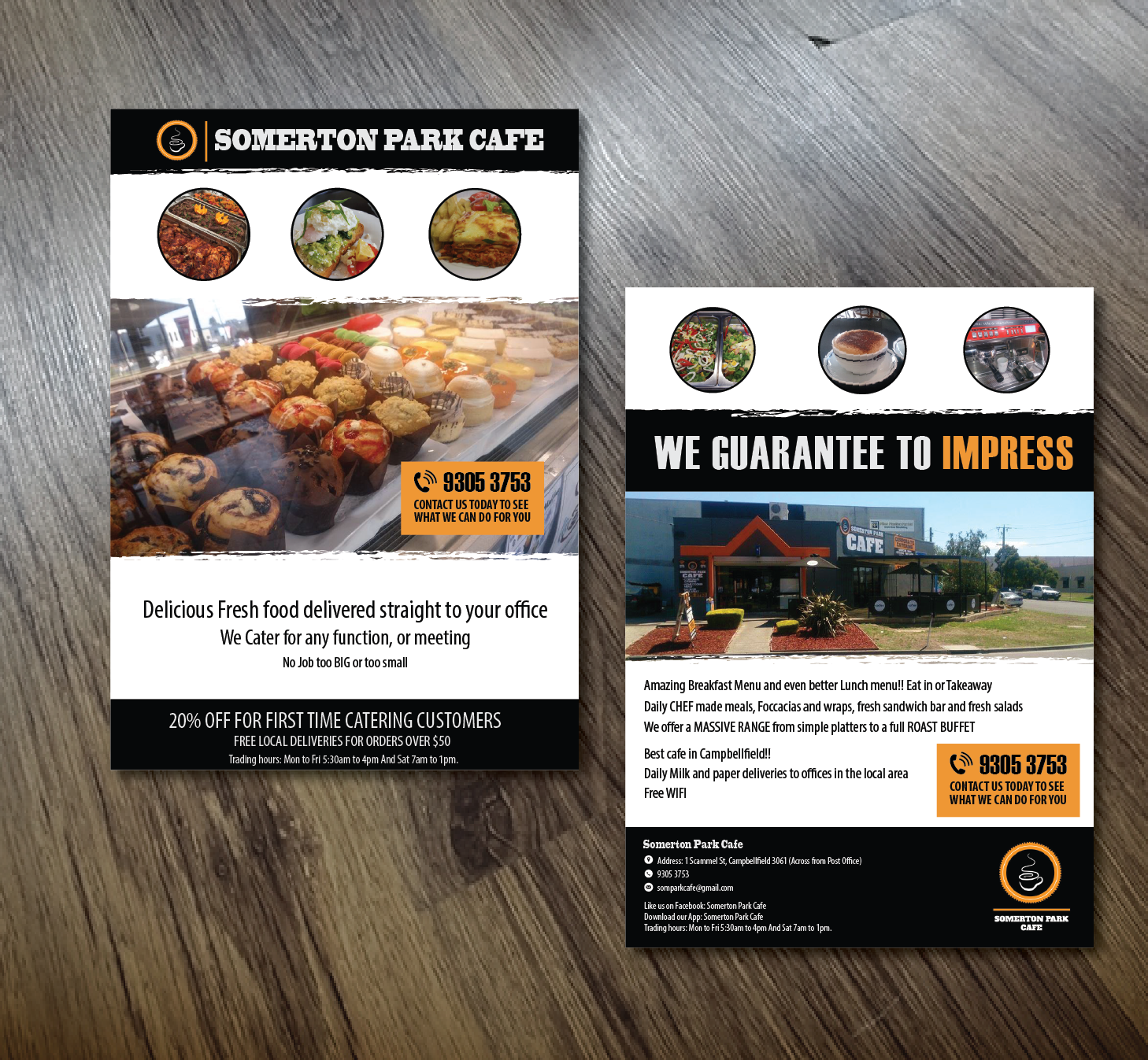 Flyer Design by Alexandar for Somerton Park Cafe | Design #10172559