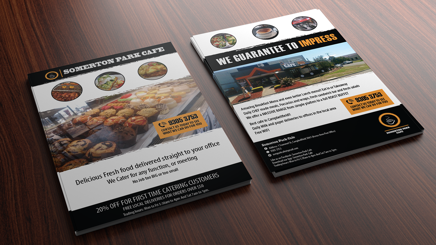 Flyer Design by Alexandar for Somerton Park Cafe | Design #10172560
