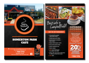 Flyer Design by Kelalo for Somerton Park Cafe | Design #10195175