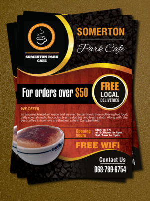 Flyer-Design von debdesign für Somerton Park Cafe | Design: #10127235