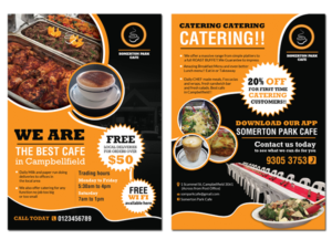 Flyer Design by creative.bugs for Somerton Park Cafe | Design: #10138789