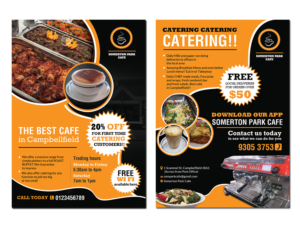 Flyer-Design von creative.bugs für Somerton Park Cafe | Design: #10170288