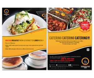 Flyer Design by Heatherhuan Lee for Somerton Park Cafe | Design #10188800