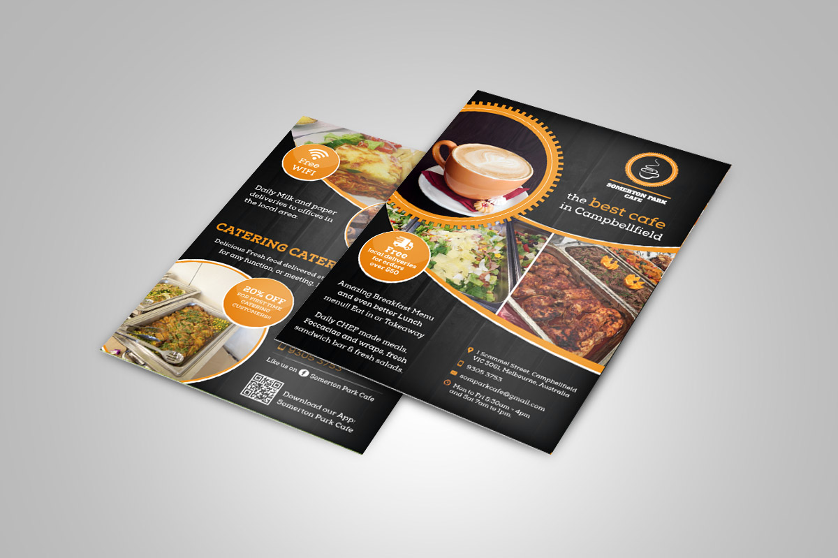 Flyer Design by pivotaldesign.biz for Somerton Park Cafe | Design #10189590
