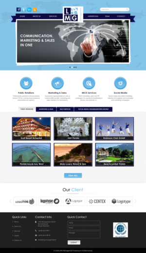 Landing Page Design by Sbss for LMG Management GmbH | Design: #10195403