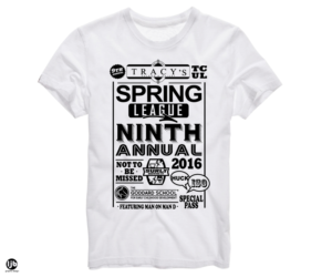9th Annual TCUL Spring League | Diseño de Camiseta por lisa