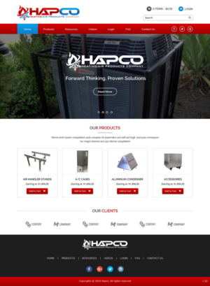 Design Wordpress par pb pour RM Brands Inc | Design : #10094403