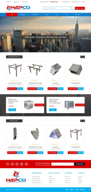 Design Wordpress par pb pour RM Brands Inc | Design : #10094456