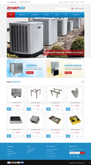 Design Wordpress par pb pour RM Brands Inc | Design : #10094482