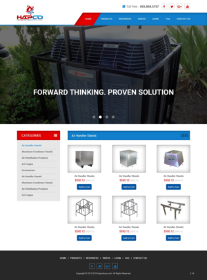 Wordpress Design by pb for RM Brands Inc | Design: #10103674