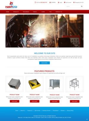 Wordpress Design by pb for RM Brands Inc | Design: #10103680