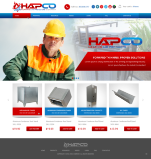 Wordpress Design by pb for RM Brands Inc | Design: #10123288