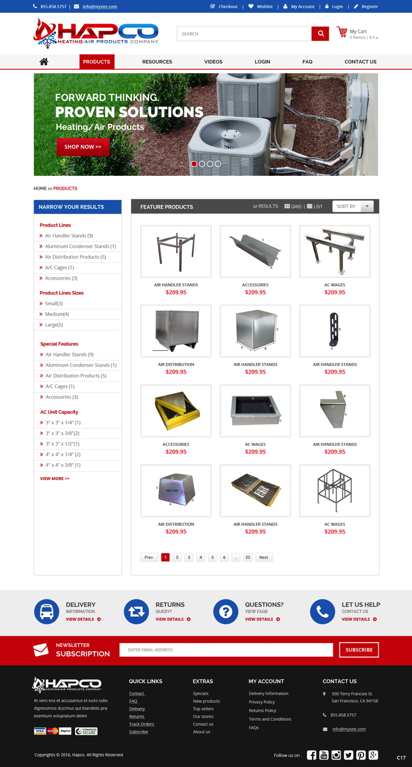 Wordpress Design by pb for RM Brands Inc | Design #10197828