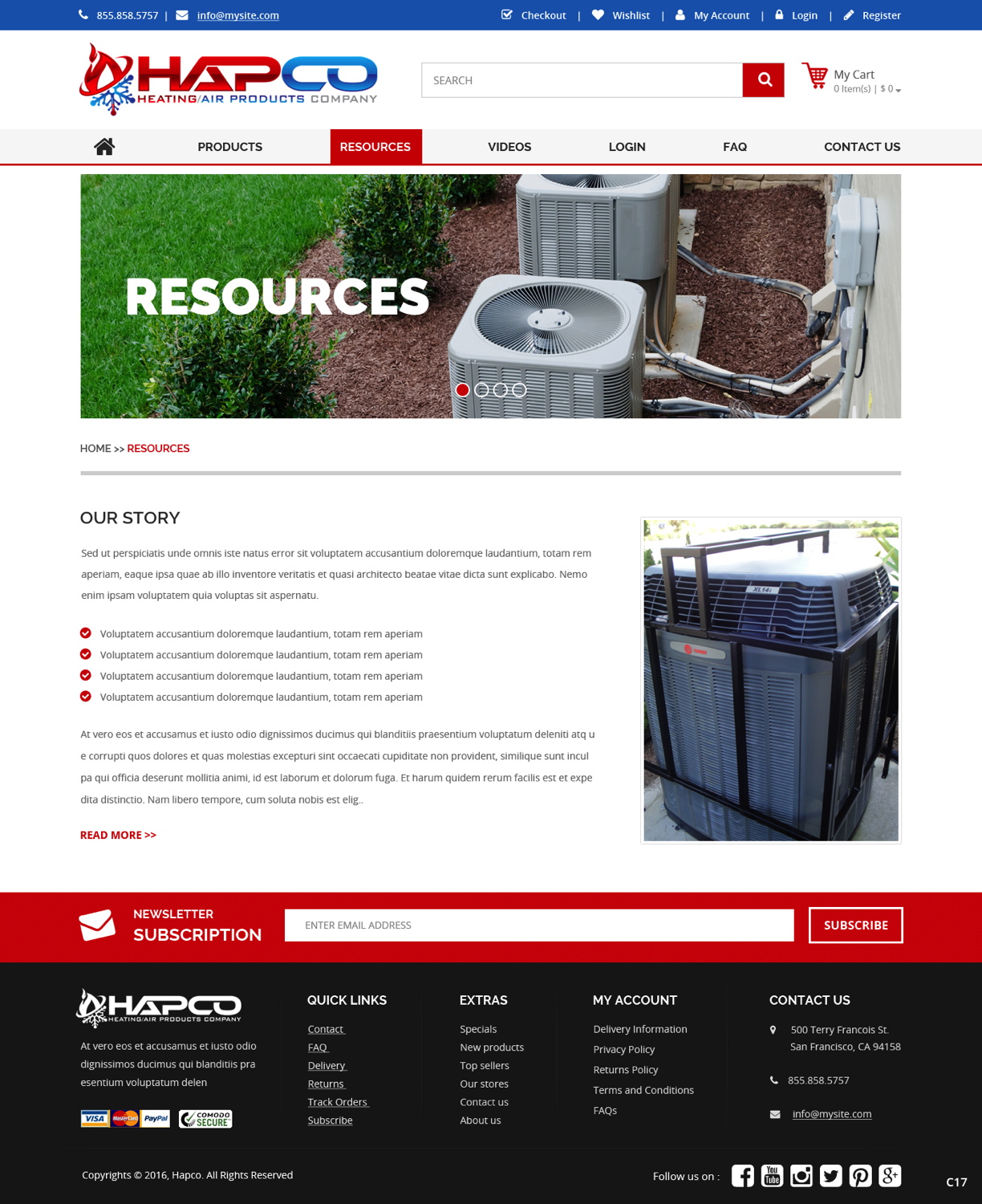 Wordpress Design by pb for RM Brands Inc | Design #10197834