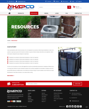 Wordpress Design by pb for RM Brands Inc | Design: #10197834