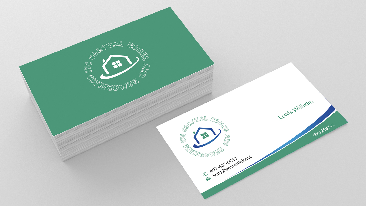 Business Card Design by SKYdesign for Coastal Homes & Remodeling Inc | Design #10094243