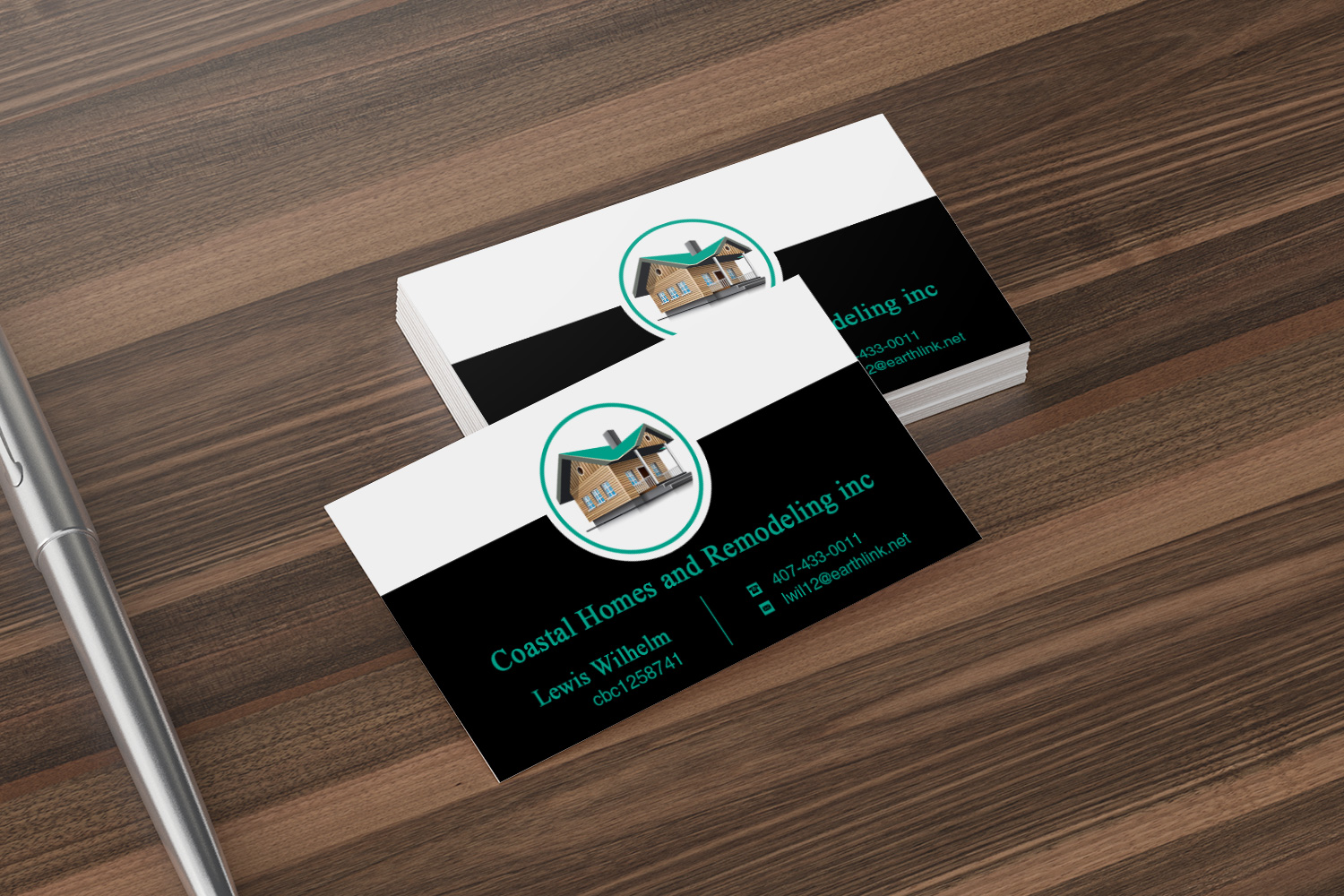 Business Card Design by Lanka Ama for Coastal Homes & Remodeling Inc | Design #10094579