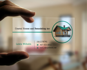 Business Card Design by Lanka Ama for Coastal Homes & Remodeling Inc | Design: #10094598