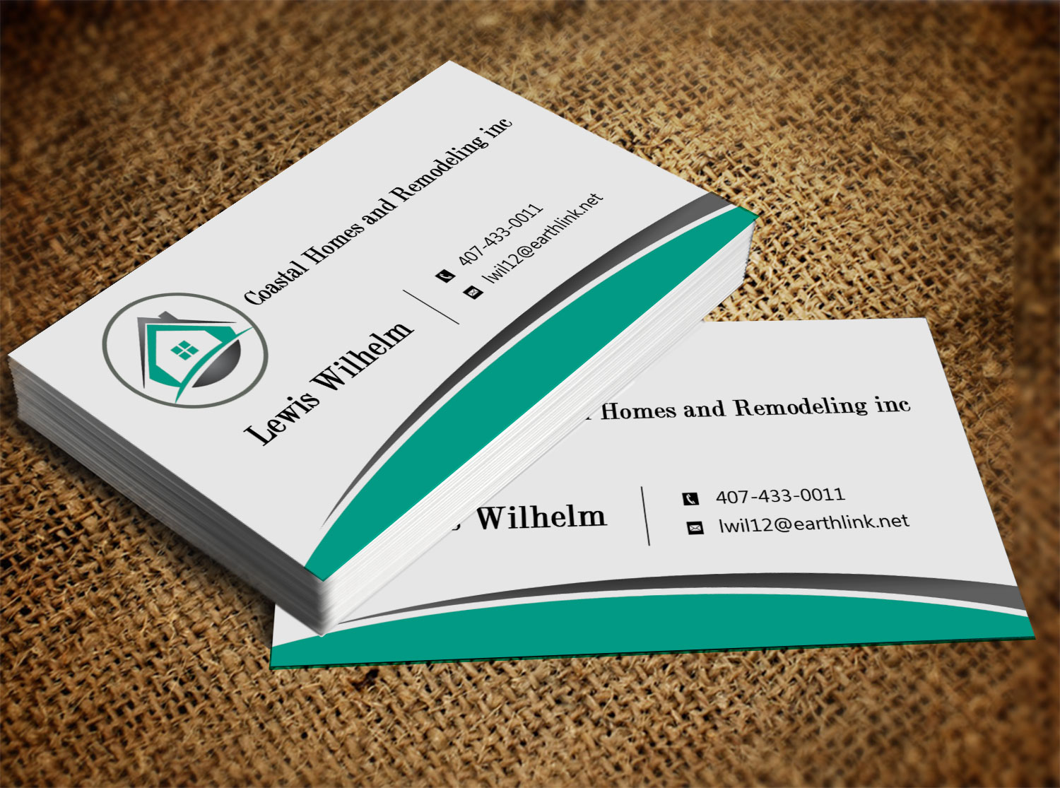 Business Card Design by Lanka Ama for Coastal Homes & Remodeling Inc | Design #10094605