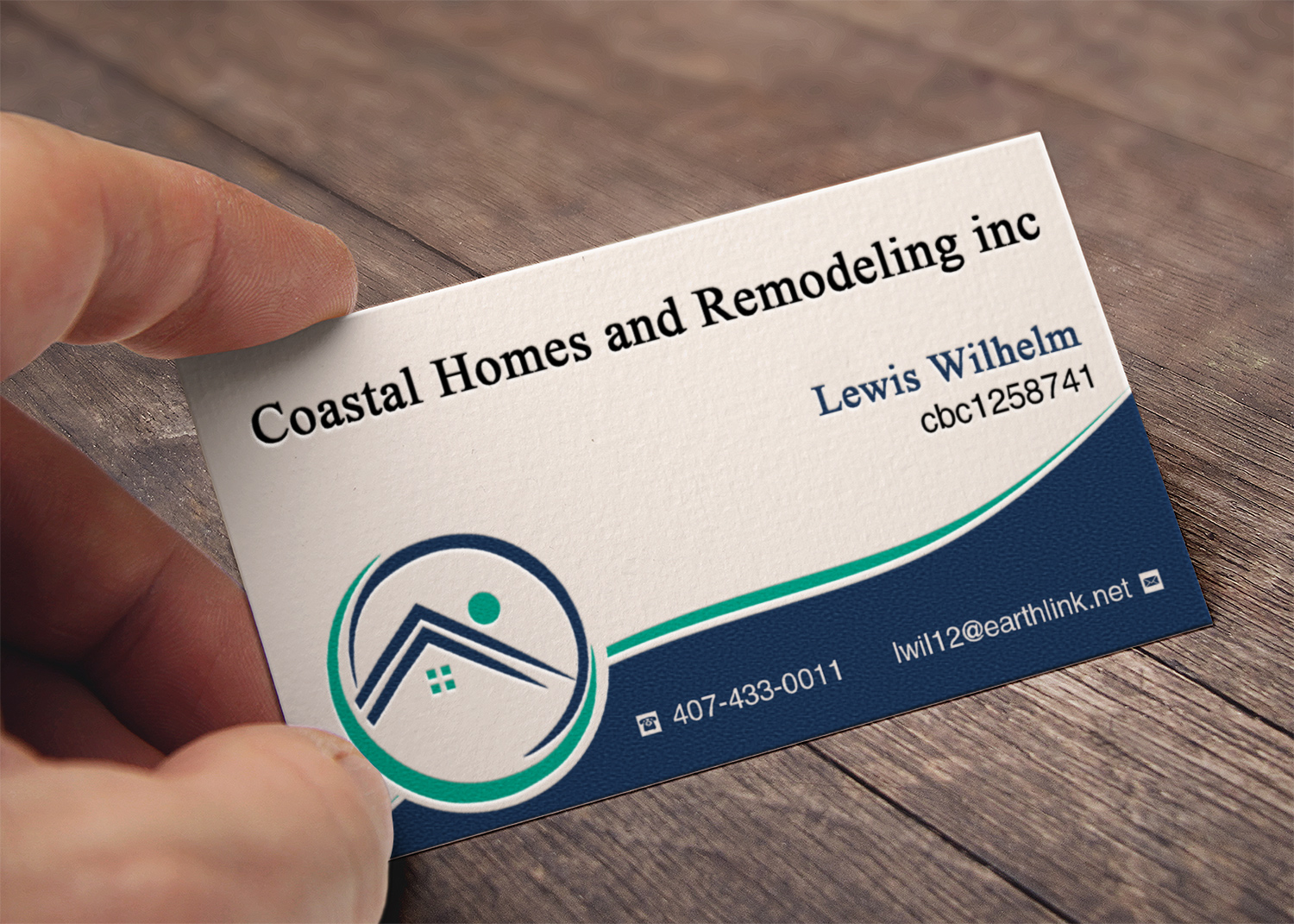 Business Card Design by Lanka Ama for Coastal Homes & Remodeling Inc | Design #10094851