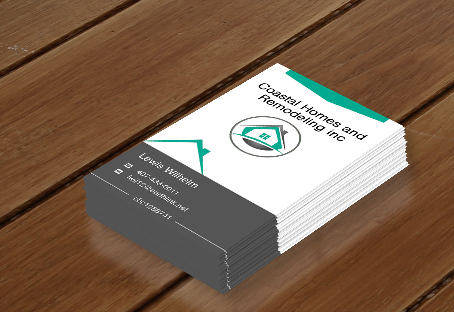 Bold Playful Business Business Card Design For Coastal Homes