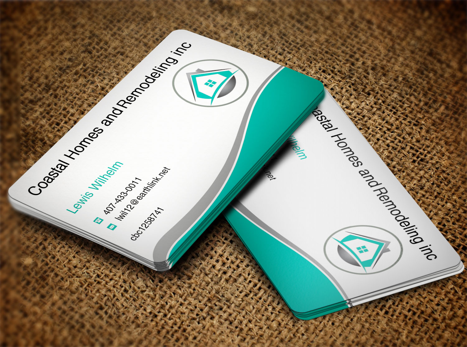 Business Card Design by Lanka Ama for Coastal Homes & Remodeling Inc | Design #10094859