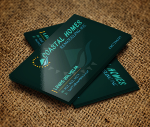 Business Card Design by Verified artistry for Coastal Homes & Remodeling Inc | Design: #14158748