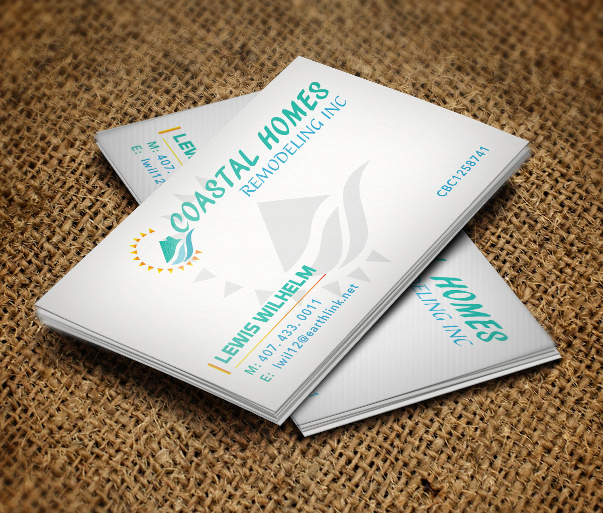 Business Card Design by Verified artistry for Coastal Homes & Remodeling Inc | Design #14158751