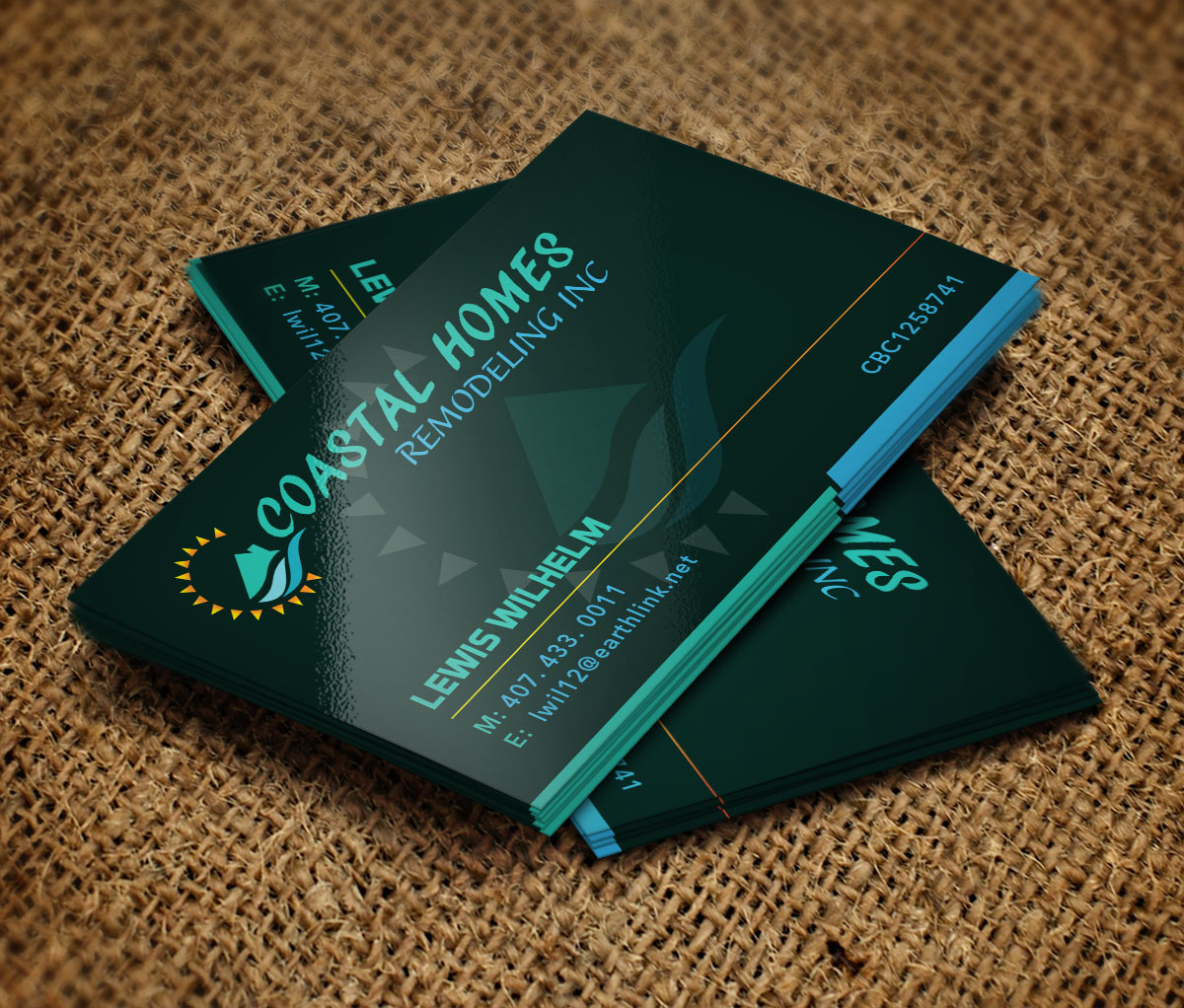 Business Card Design by Verified artistry for Coastal Homes & Remodeling Inc | Design #14158755