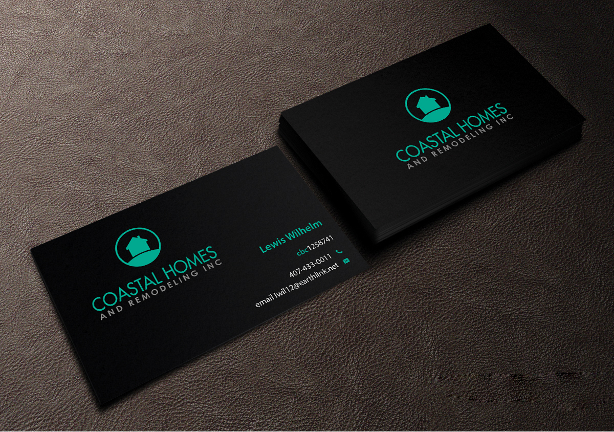 Business Card Design by Creations Box 2015 for Coastal Homes & Remodeling Inc | Design #10096717