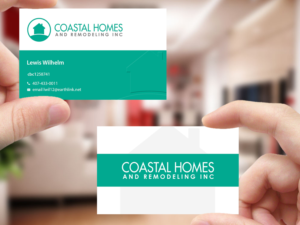Business Card Design by Creations Box 2015 for Coastal Homes & Remodeling Inc | Design: #10096729