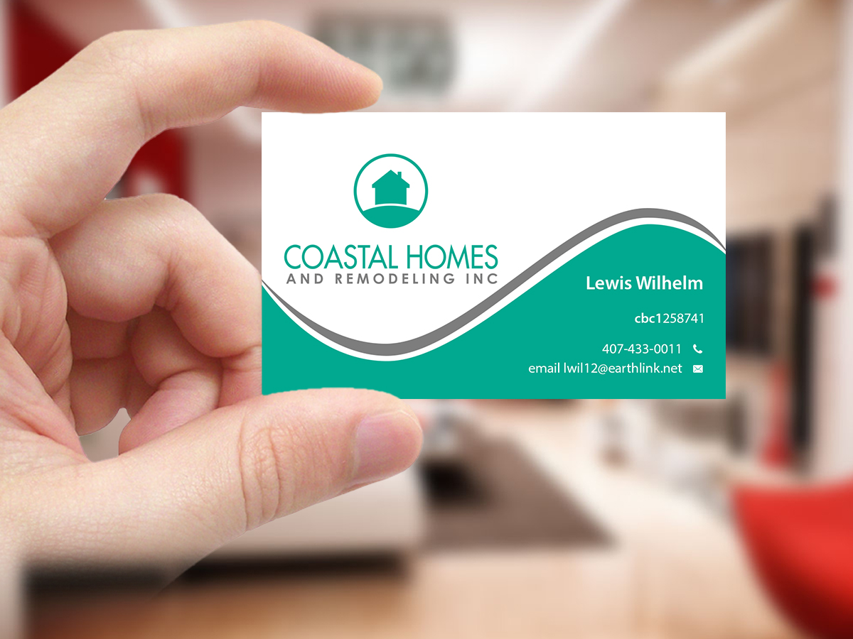 Visitenkarten-Design von Creations Box 2015 für Coastal Homes & Remodeling Inc | Design #10096736