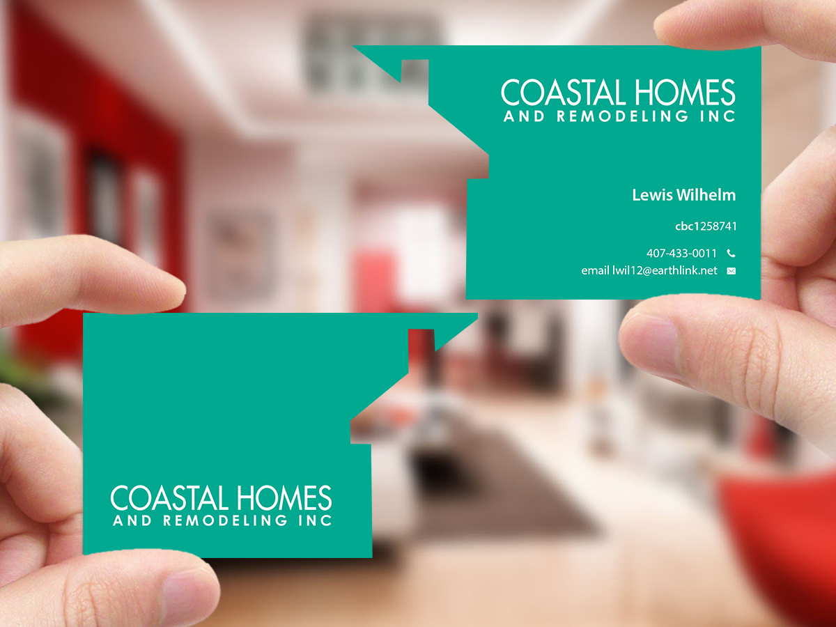 Design de Carte de Visite par Creations Box 2015 pour Coastal Homes & Remodeling Inc | Design #10096741
