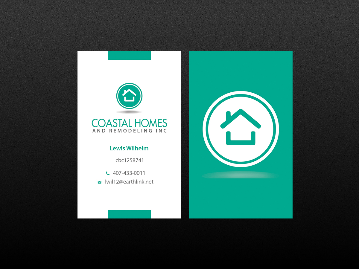Business Card Design by Creations Box 2015 for Coastal Homes & Remodeling Inc | Design #10096743