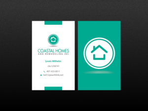 Business Card Design by Creations Box 2015 for Coastal Homes & Remodeling Inc | Design: #10096743