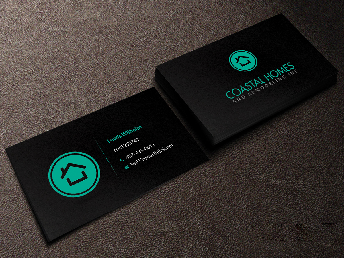 Business Card Design by Creations Box 2015 for Coastal Homes & Remodeling Inc | Design #10096744