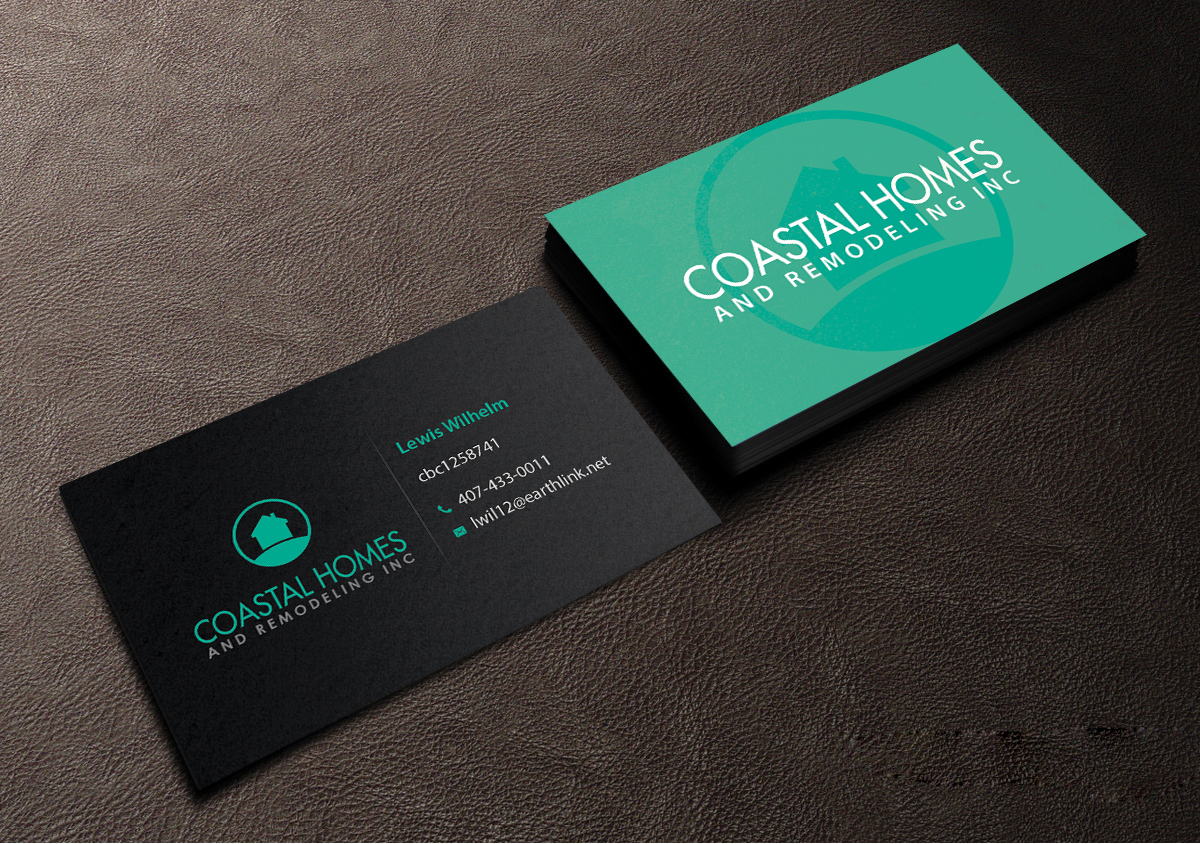 Diseño de Tarjeta de Presentación por Creations Box 2015 para Coastal Homes & Remodeling Inc | Diseño: #10096748