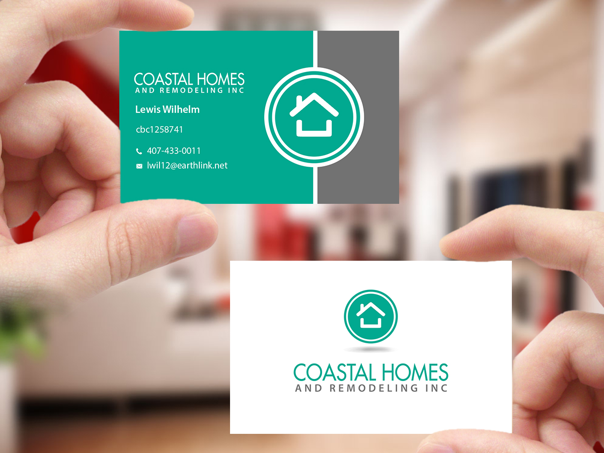 Design de Carte de Visite par Creations Box 2015 pour Coastal Homes & Remodeling Inc | Design #10096758