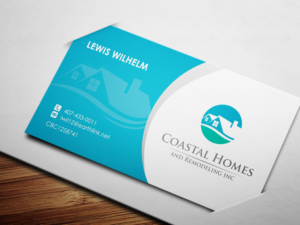 Business Card Design by logodentity for Coastal Homes & Remodeling Inc | Design: #10093042