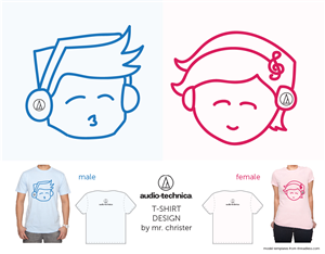 T-shirt Design by Mr. Christer for Audio-Technica Limited | Design #2186489