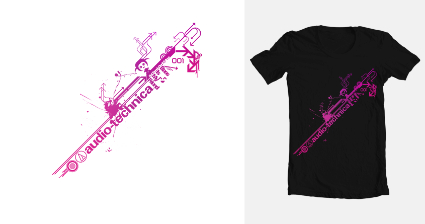 T-shirt Design by xShineyThighx for Audio-Technica Limited | Design #2186877