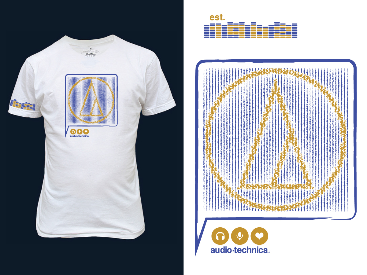 T-shirt Design by P.O.Design for Audio-Technica Limited | Design #2157008
