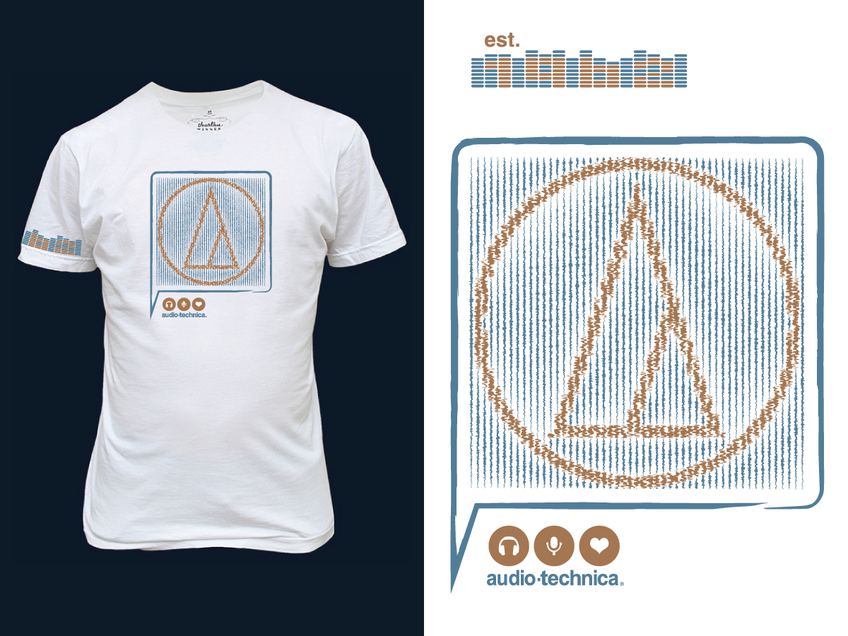 T-shirt Design by P.O.Design for Audio-Technica Limited | Design #2157009