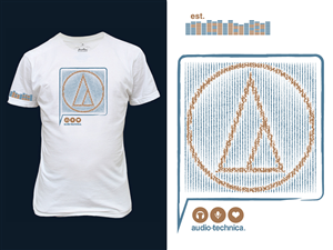 Diseño de Camiseta por P.O.Design para Audio-Technica Limited | Diseño: #2157009