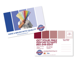 Postkarten-Design von Freelas für Browder Painting Company | Design #10190032